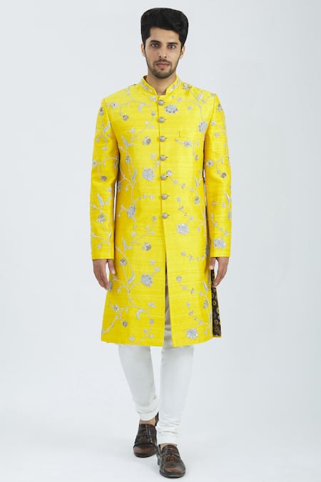 Nautanky Embroidered Sherwani Set 