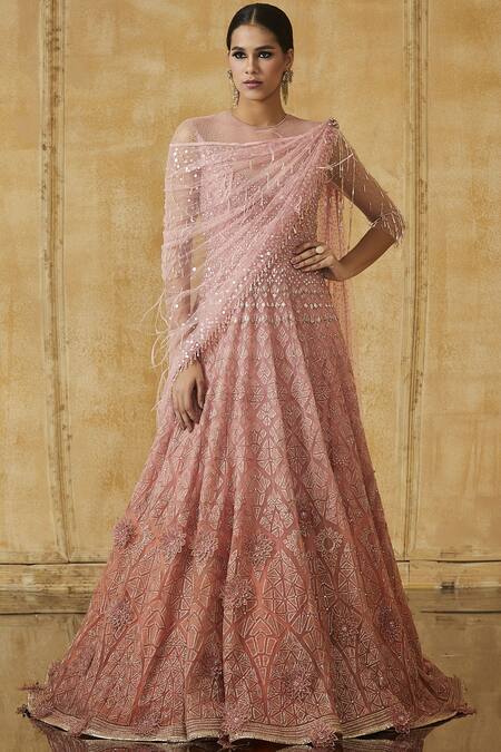 anarkali gown with dupatta