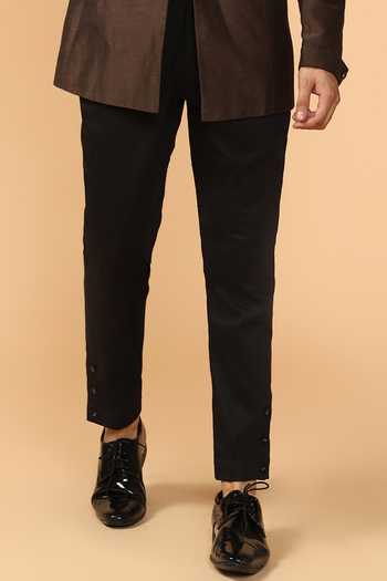 Buy_Tarun Tahiliani_Black Jodhpuri Trousers _Online_at_Aza_Fashions
