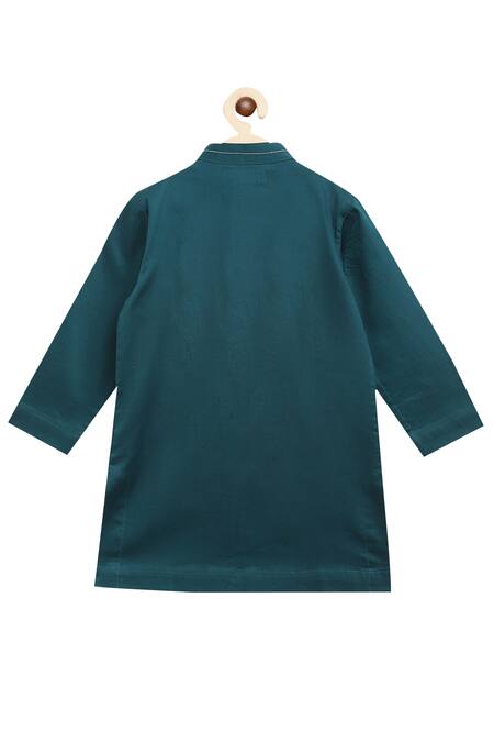 Buy Tiber Taber Green 100% Cotton Satin Kurta Set Online at Aza Fashions Buy_Tiber Taber_Green 100% Cotton Satin Kurta Set _Online_at_Aza_Fashions