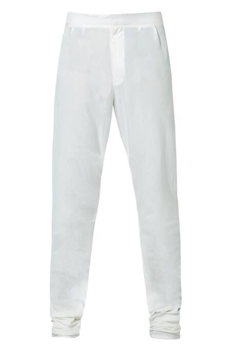 Shop_Nivedita Saboo_Beige Tussar Silk Kurta Set  _Online_at_Aza_Fashions