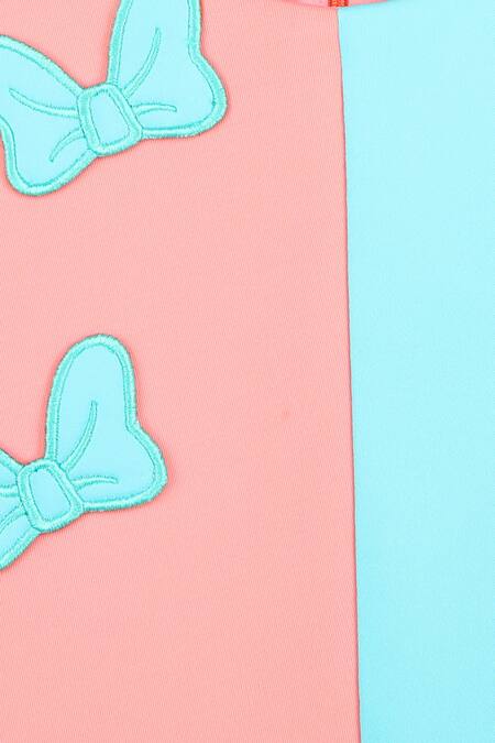 Miakki Pink Satin Colorblock Dress Online at Aza Fashions Miakki_Pink Satin Colorblock Dress _Online_at_Aza_Fashions