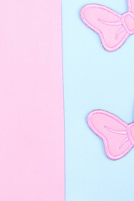 Miakki Pink Satin Colorblock Dress Online at Aza Fashions Miakki_Pink Satin Colorblock Dress _Online_at_Aza_Fashions