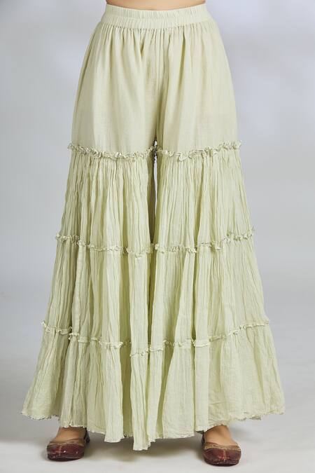 Shop_Gopi Vaid_White Chanderi Embroidered Kurta Set_Online_at_Aza_Fashions