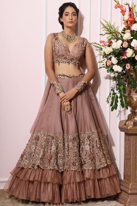 Nitika Kanodia Gupta Embroidered Lehenga Set 