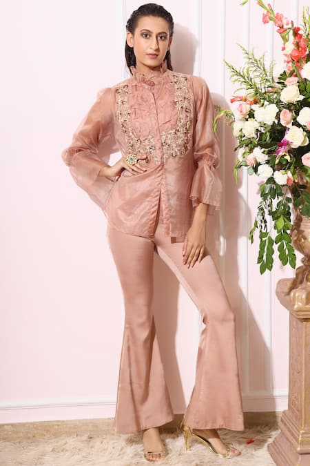 Nitika Kanodia Gupta Embroidered Pant Set 