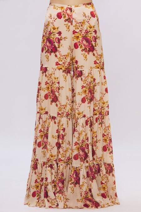 Shop Shehlaa Khan Pink Organza, Crepe Round Embellished Kurta Set Online at Aza Fashions Shop_Shehlaa Khan_Pink Organza, Crepe Round Embellished Kurta Set _Online_at_Aza_Fashions