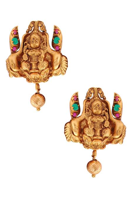 Buy Joules By Radhika Gold Plated Bead Temple Jewellery Set Online at Aza Fashions Buy_Joules By Radhika_Gold Plated Bead Temple Jewellery Set_Online_at_Aza_Fashions