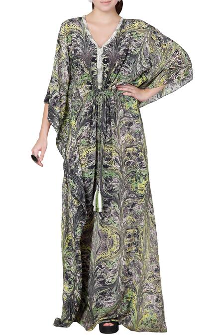 printed kaftan