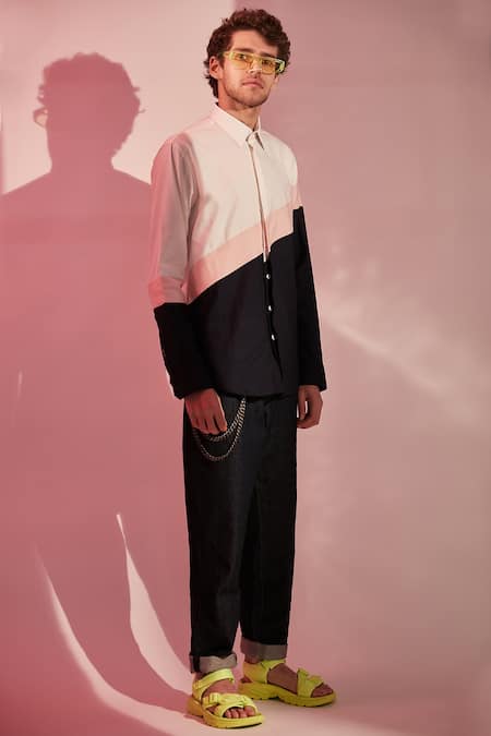 Sahil Aneja Colour Block Shirt 