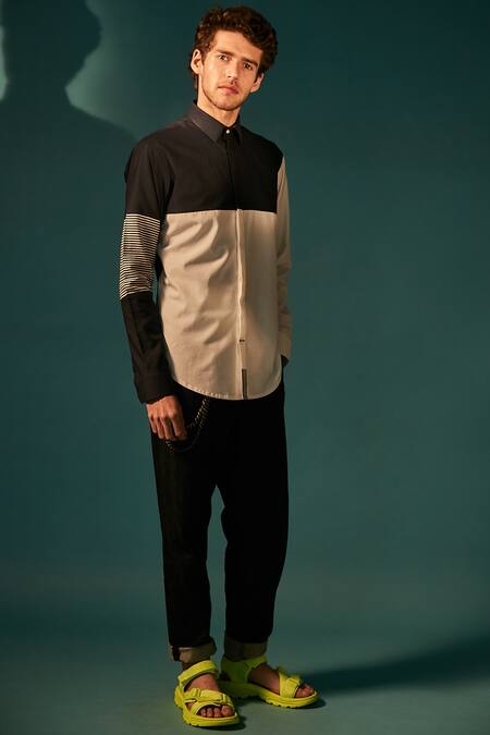Sahil Aneja Colour Block Shirt 