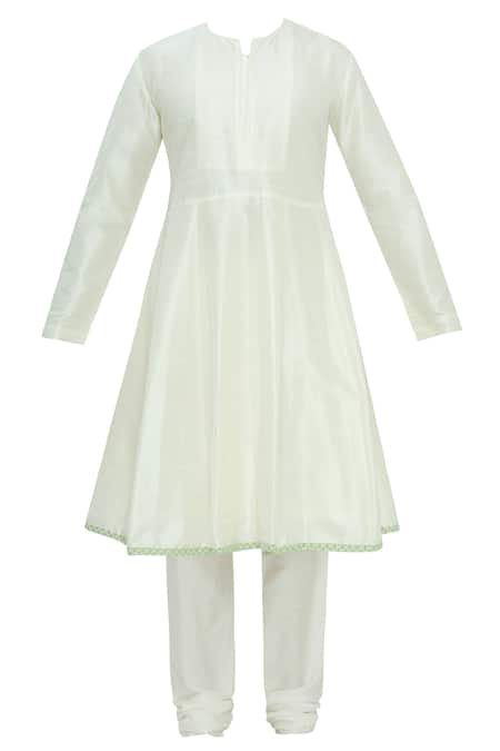 Buy_Aryavir Malhotra_Green Chikankari Sherwani Set _Online_at_Aza_Fashions