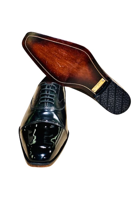 Shop_Artimen_Black Leather Derbys _Online_at_Aza_Fashions