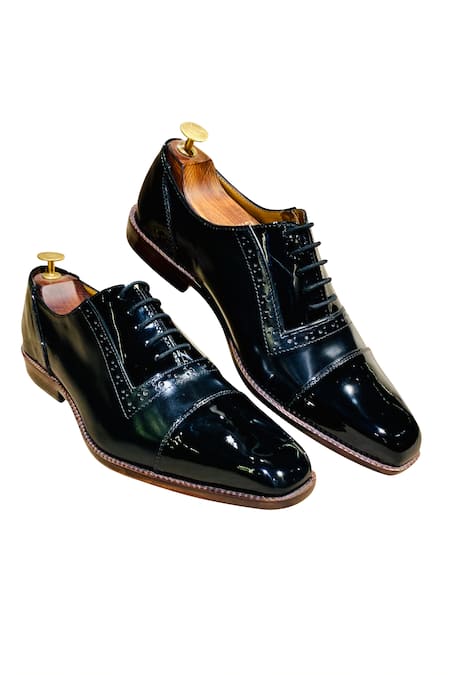Buy_Artimen_Black Brogue Oxfords _Online_at_Aza_Fashions