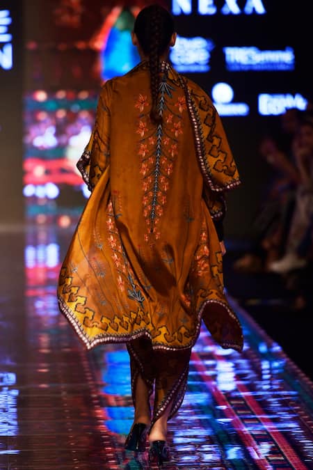 Rajdeep Ranawat Silk Printed Jacket 