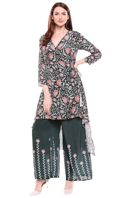 Soup By Sougat Paul Printed Kurta Palazzo Set 