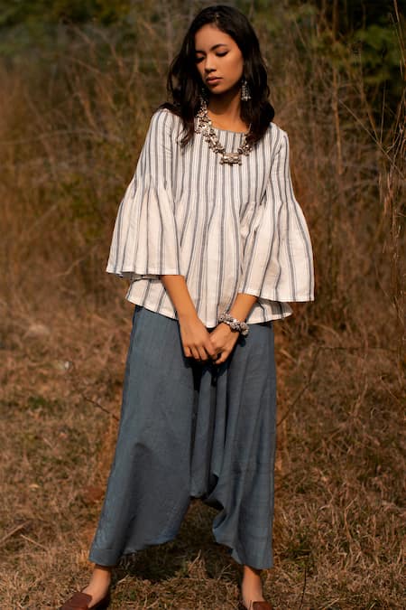 Payal Pratap Handloom Cotton Linen Top 