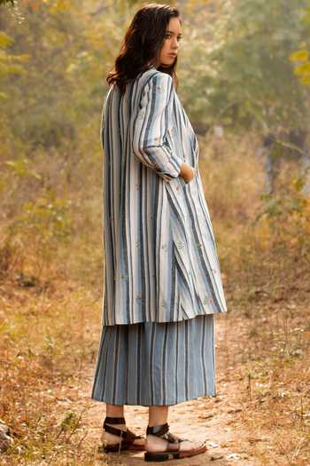 Payal Pratap Striped Jacket 