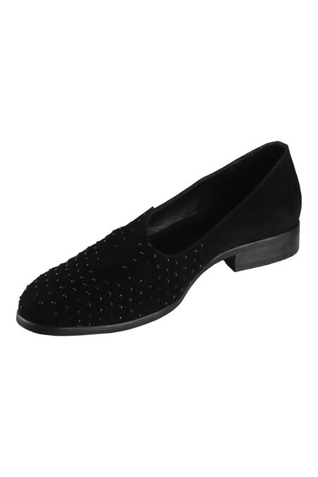 Shop_Sko_Black Embellishment Mojris _Online_at_Aza_Fashions