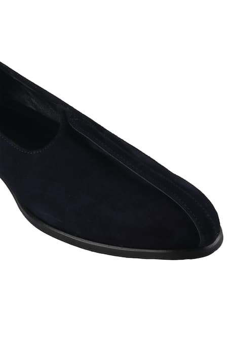 Sko_Blue Suede Mojris _at_Aza_Fashions