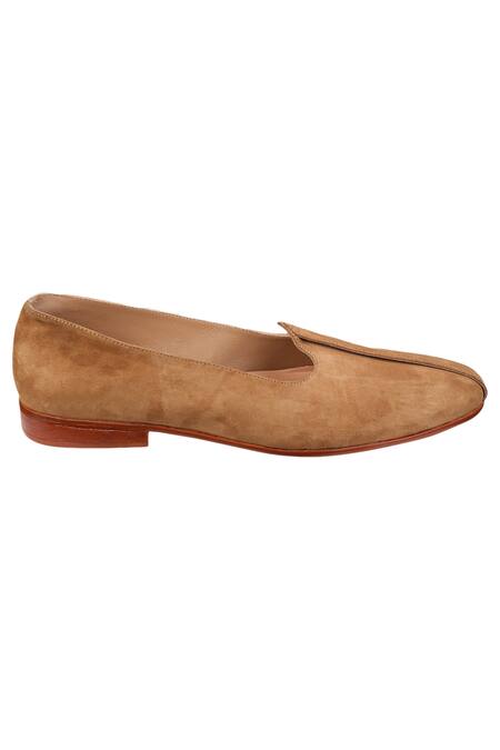 Sko_Brown Suede Mojris _Online_at_Aza_Fashions