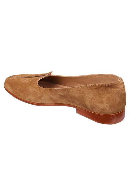 Shop_Sko_Brown Suede Mojris _Online_at_Aza_Fashions