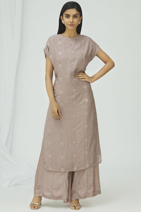17:17 by Simmi Saboo Embellished Kurta Palazzo Set 