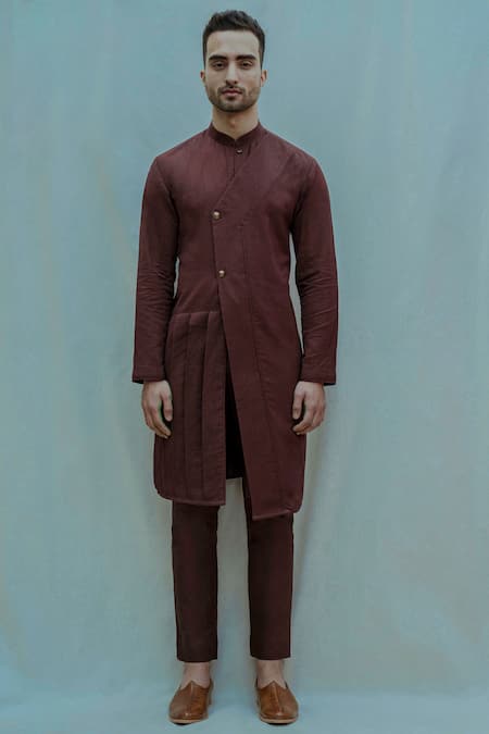 Bohame Linen Kurta Set 