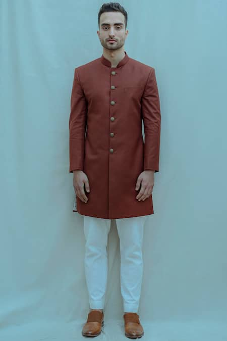 Bohame Suiting Bandhgala Pant Set 