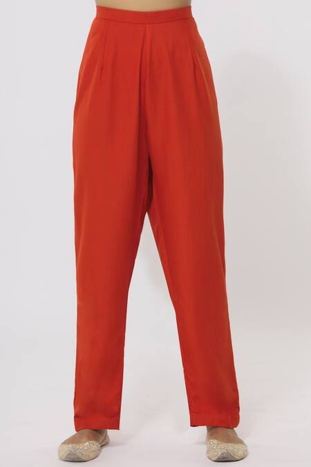 Shop_Shyam Narayan Prasad_Chanderi Embroidered Kurta Set_Online_at_Aza_Fashions