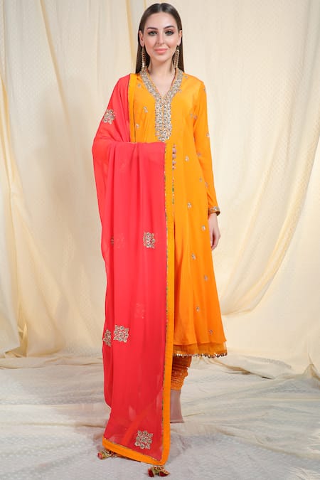 Nikasha Embroidered Anarkali Set 