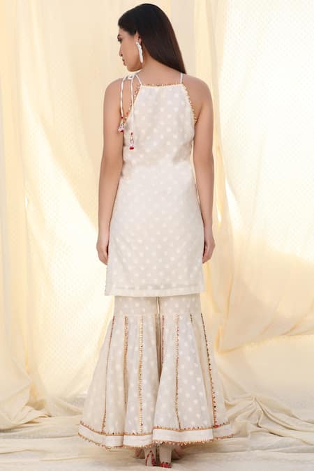 Nikasha Printed Kurta Sharara Set 