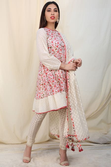 Nikasha Printed Anarkali Set 