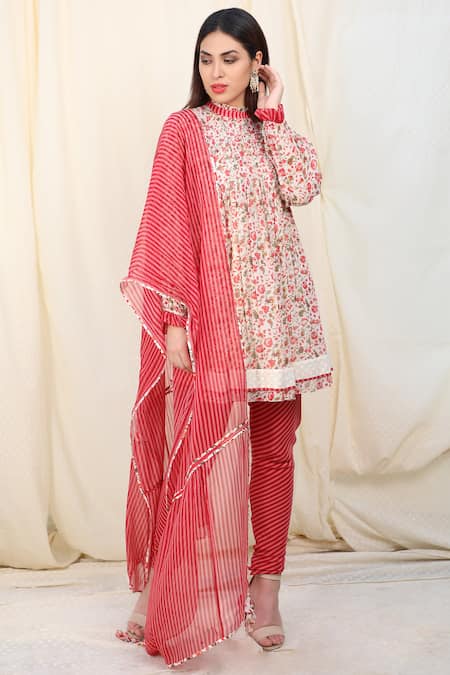 Nikasha Printed Anarkali Set 