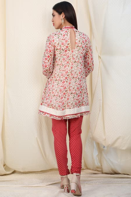 Nikasha Printed Anarkali Set 