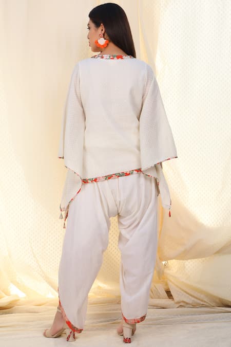 Nikasha Printed Tunic Dhoti Pant Set 