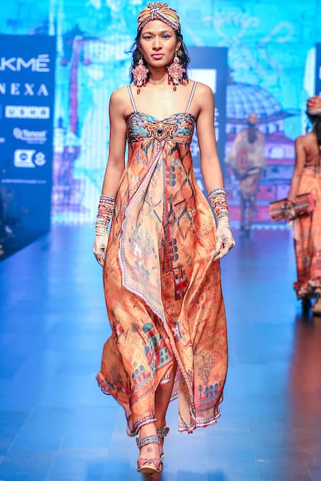 Rajdeep Ranawat Printed Maxi Dress 