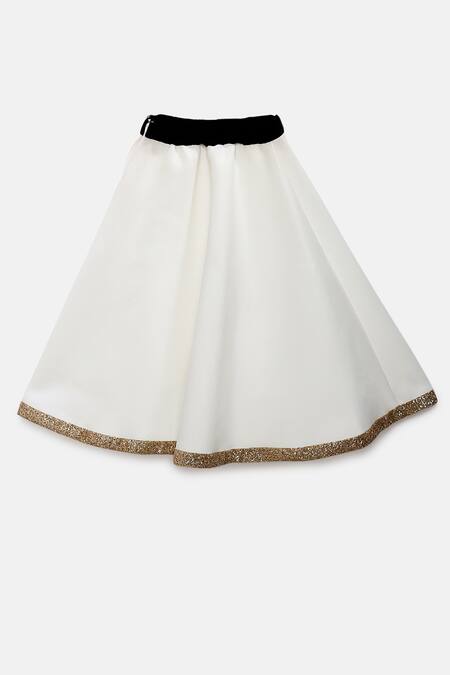 Pinkcow designs pvt ltd Black Velvet, Taffeta Sequins, Ruffles, Embroidery Lehenga Set Online at Aza Fashions Pinkcow designs pvt ltd_Black Velvet, Taffeta Sequins, Ruffles, Embroidery Lehenga Set _Online_at_Aza_Fashions