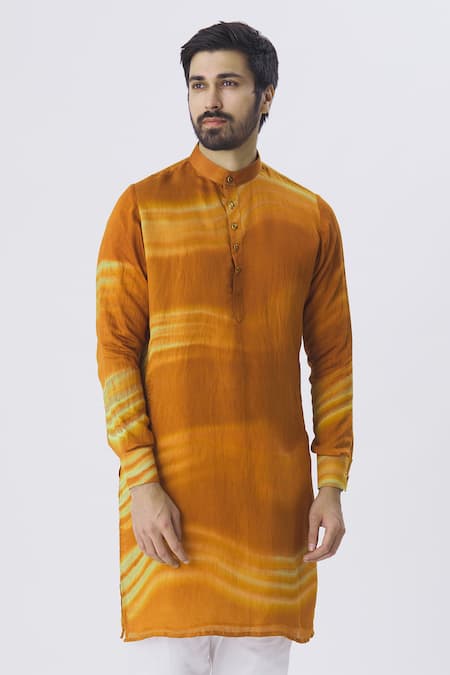 Gaurav Katta Silk Chanderi Kurta 