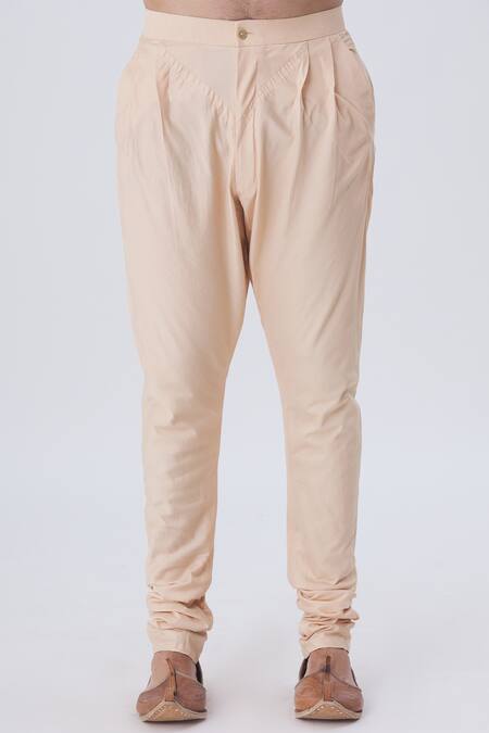 Shop Kommal Sood Peach Cotton Silk Kurta Set Online at Aza Fashions Shop_Kommal Sood_Peach Cotton Silk Kurta Set _Online_at_Aza_Fashions