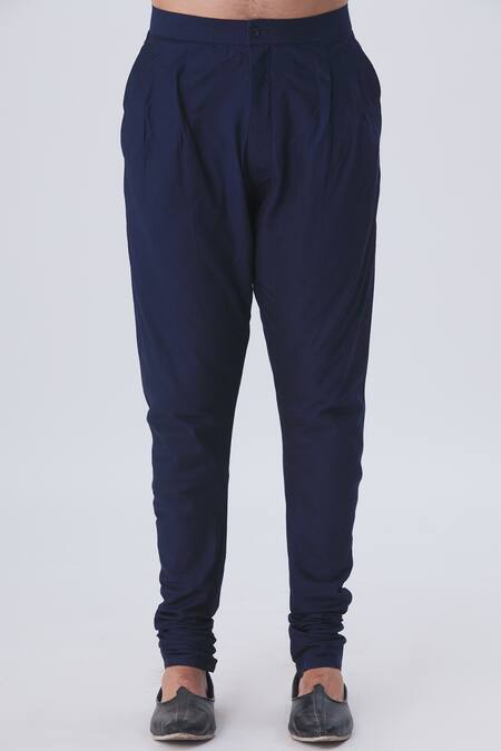 Shop Kommal Sood Blue Cotton Silk Embroidered Kurta Set Online at Aza Fashions Shop_Kommal Sood_Blue Cotton Silk Embroidered Kurta Set _Online_at_Aza_Fashions