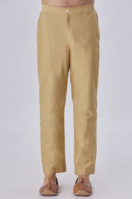 Shop Kunal Anil Tanna Pink Spun Silk Textured Bundi And Kurta Set Online at Aza Fashions Shop_Kunal Anil Tanna_Pink Spun Silk Textured Bundi And Kurta Set _Online_at_Aza_Fashions