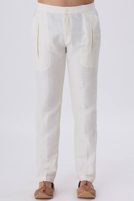 Shop Kunal Anil Tanna Beige Spun Silk Textured Kurta And Pant Set Online at Aza Fashions Shop_Kunal Anil Tanna_Beige Spun Silk Textured Kurta And Pant Set _Online_at_Aza_Fashions