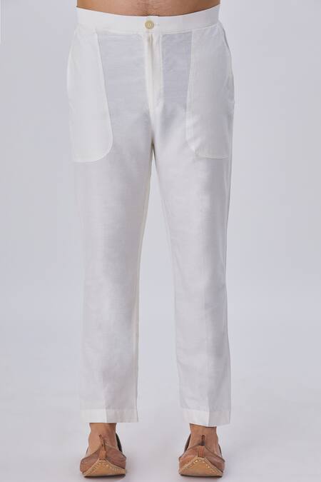 Shop Kunal Anil Tanna Blue Spun Silk Embellished Kurta And Pant Set Online at Aza Fashions Shop_Kunal Anil Tanna_Blue Spun Silk Embellished Kurta And Pant Set _Online_at_Aza_Fashions