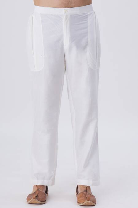 Shop Kunal Anil Tanna Green Spun Silk Embellished Kurta And Pant Set Online at Aza Fashions Shop_Kunal Anil Tanna_Green Spun Silk Embellished Kurta And Pant Set _Online_at_Aza_Fashions