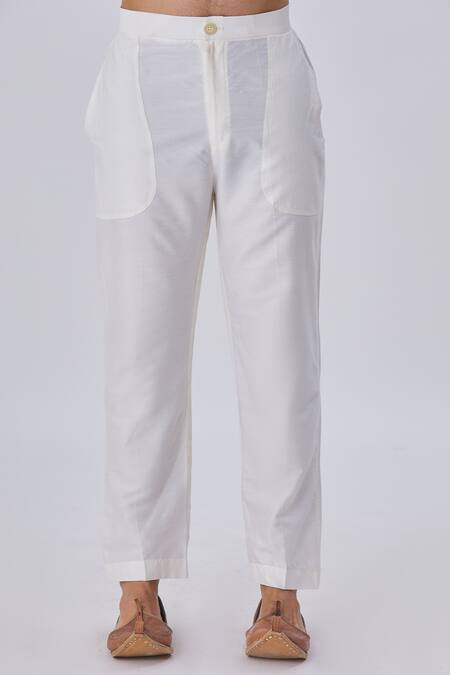 Shop Kunal Anil Tanna Peach Spun Silk Embellished Kurta And Pant Set Online at Aza Fashions Shop_Kunal Anil Tanna_Peach Spun Silk Embellished Kurta And Pant Set _Online_at_Aza_Fashions