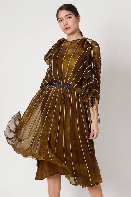 printed kaftan dress