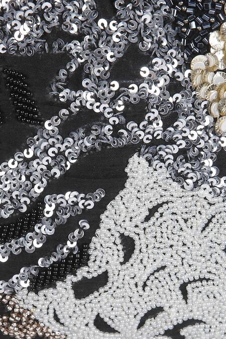 Buy_Ara Studio_Black Bead Embellished Potli Bag_Online_at_Aza_Fashions