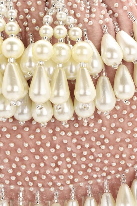 Shop Aanchal Sayal Pink Embroidered Embellished Potli Bag Online at Aza Fashions Shop_Aanchal Sayal_Pink Embroidered Embellished Potli Bag_Online_at_Aza_Fashions