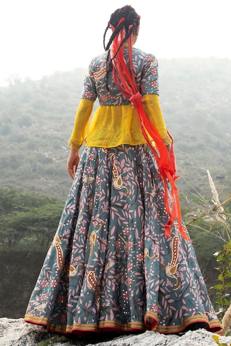 Swati Vijaivargie Printed Lehenga Set 